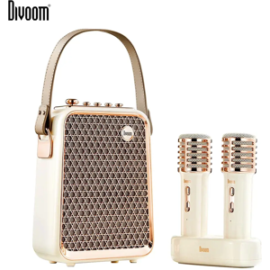 Divoom-Haut-parleur Bluetooth portable SongBird HQ, ensemble de son KTV domestique, haut-parleurs de