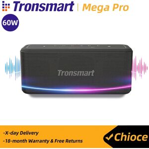 Tronsmart-Enceinte Bluetooth Mega Pro, haut-parleur portable, basses améliorées, étanche IPX5,