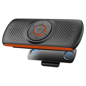 SODIAL Haut-parleur Bluetooth de voiture avec clip de visière, haut-parleur mains libres, roi prudent,