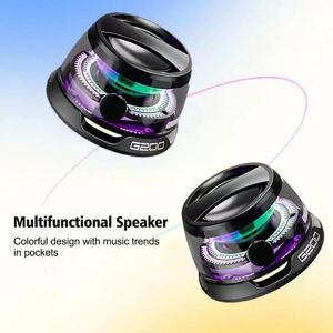 CUJMH Haut-parleur Bluetooth Portable HECATE G200 RGB haut-parleur magnétique BT5.3 Mini boîte de son 7