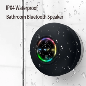 SSMMDZ Mini haut-parleur Bluetooth étanche, Audio de salle de bain, haut-parleurs de douche sans fil,