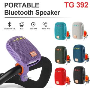 T&G Vélo extérieur TG392 haut-parleur Bluetooth Portable TWS sans fil Mini basse FM Radio barre de son Boombox équitation musique jouer haut-parleur