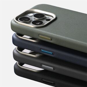 Aucun Coque de téléphone en cuir MagSafe avec lentille en alliage de couverture arrière de charge sans fil à texture de diamants, iPhone 16, 15, 13, 14Pro Max, Original