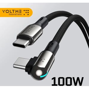 VOLTME 100W USB C vers USB C câble de chargeur en Nylon tressé USB-C cordon PD Type C câble de