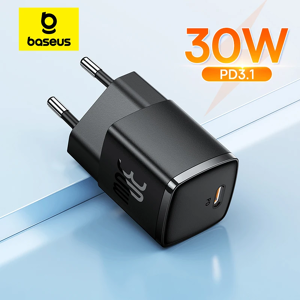 Baseus 30W GaN chargeur PD chargeur pour iPhone 15 14 13 12 11 Xs Max chargeur rapide PD3.0 QC3.0