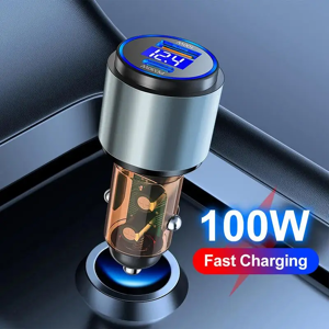 Aucun Adaptateur de charge rapide USB pour voiture, chargeur de téléphone, port de chargeur de voiture
