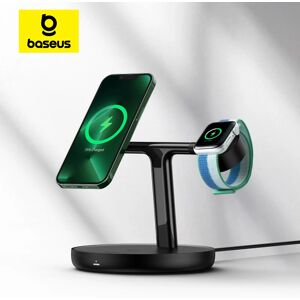 Baseus 3 en 1 20W support de chargeur sans fil magnétique pour téléphone iPhone 15 14 Pro Airpods Apple Watch support de Station de charge rapide