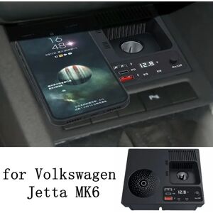 Aucun Panneau MagSafe pour téléphone VW Jetta MK6, charge par induction, chargeur sans fil rapide 15W, station d'accueil USB PD Type-C