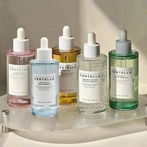 Aucun Centella Asiatica Essence apaisante hydratante éclaircissante sérum pour le visage Capsule éclaircissante Ampoule Solution de soin quotidien pour la peau