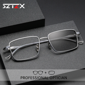 SZTZX-Lunettes de lecture classiques avec coeurs chromés, lunettes anti-rayons bleus, lunettes pour
