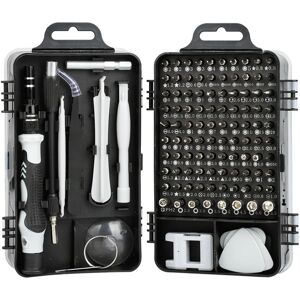 WEEKS Jeu de tournevis magnétiques 115 en 1, outil multi-main de précision, tournevis hexagonaux Torx avec 98 Bits, boîte à outils de réparation de téléphone d'ordinateur