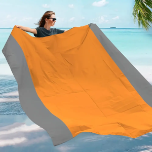 LIUSHADUOLA Tapis de plage, tapis de pique-nique imperméable et anti-sable, tapis en tissu de plage, couverture