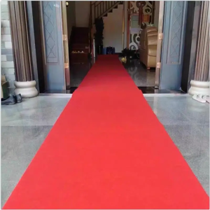 Aucun Tapis de marche Red Lea, couverture d'exposition, tapis de voyage, tapis de mariage, allée, couloir,