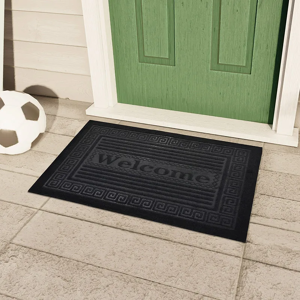 Aucun Tapis de bienvenue d'entrée anti-poussière, tapis d'entrée antidérapant confortable, tapis de porte