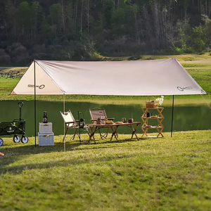 Aucun Auvent imperméable ultraléger pour camping en plein air, tente d'ombrage, pare-soleil de jardin,