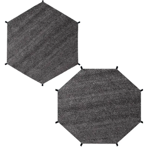 Aucun Couverture ronde de tente de parasol Tramimmersion, matériau de maille, outil de protection pour