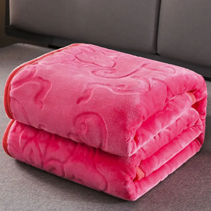 CH CACILLO Couverture de jet de lit de canapé chaud d'hiver, couverture de velours douce et solide, décor à la