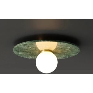 Ynhaw Plafonnier Nordique en Marbre Blanc, Noir et Vert, Luminaire Décoratif d'Nik, Idéal pour un Salon,