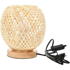 JOYINLED Lampes de Table en osier ornement bambou tissé lampe de Table accessoires pour salon photographie