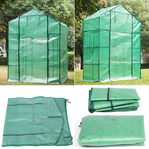 Aucun Couverture d'isolation de serre verte en PE pour plantes et fleurs, anti-gel, imperméable à la