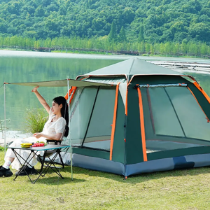 Aucun Tente à ouverture rapide automatique avec CAN Amendments, Portable, Extérieur, Pluie, Soleil Vert,