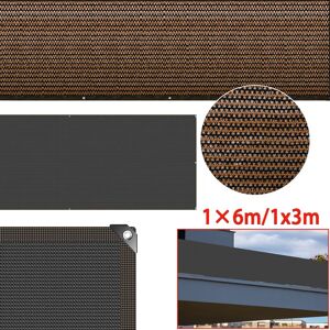 Aucun 2/1 pièces 1 × 6 m/1x3 m balcon confidentialité clôture filet pare-soleil filets jardin cour clôture