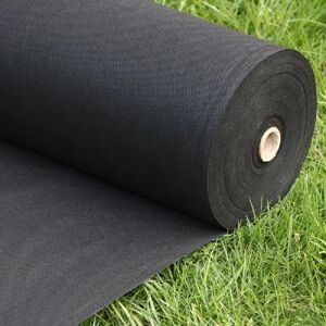 NONE Barrière contre les mauvaises herbes en tissu de paysage de jardin, tapis de jardinage robuste, couverture de sol en polypropylène, lits surélevés pour fleurs et légumes