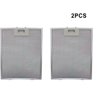 NONE 2x filtre de remplacement pour hotte aspirateur en aluminium de Ventilation 26*32CM maille métallique hotte de cuisson filtre à graisse extracteur de cuisine