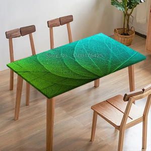 Aucun Nappe rectangulaire imperméable avec feuilles de squelette, couverture de Table rectangulaire