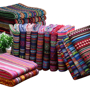Teramila Style ethnique coton lin tissu hôtel Bar nappe oreiller canapé couverture Textile Patchwork