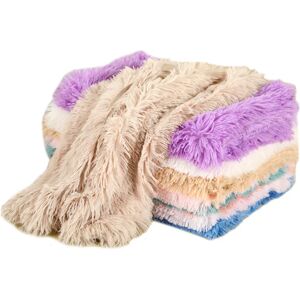 Aucun Tapis moelleux longue en peluche pour animaux de compagnie, tapis de couchage pour chat, chiot, hiver, chaud et fin, coussin de chenil, couvertures douces pour grands chiens, matelas