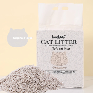 Aucun Litière pour chat tofu, plante originale, thé vert 6L, plante mixte, fournitures pour animaux de