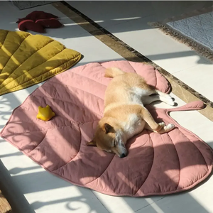 Aucun Tapis de feuilles rafraîchissantes pour chien, tapis d'été pour chiens, couverture pour chat,
