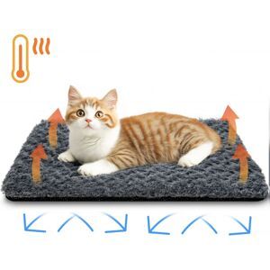 NONE Coussinets auto-chauffants pour animaux de compagnie, couverture pour chiots, tapis chaud pour chats et chiens, lavables avec coussinets thermiques réfléchissants pour le corps