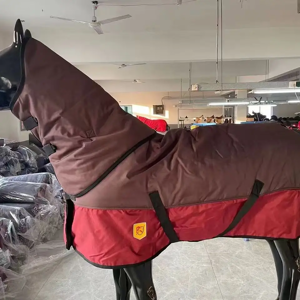 Aucun Tapis imperméables pour chevaux, couverture de participation, feuille de coton chaude pour l'hiver,