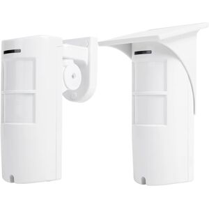 Aucun Détecteur de mouvement PIR extérieur sans fil avec housse de pluie, poignées grand angle 108 °, couverture de protection, 20kg, 20kg, sécurité