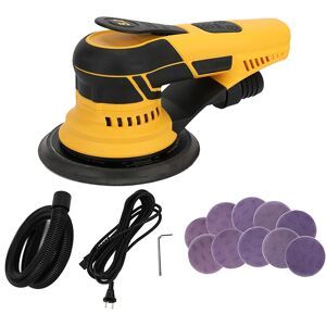 NONE Ponceuse orbitale excentrique électrique, machine de ponçage pour le travail du bois, outil de ponçage, machine à poncer avec aspiration centralisée filaire