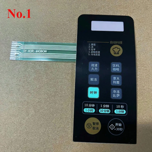Aucun 1PC pour Daewoo four à micro-ondes Membrane panneau interrupteur KOR-4A6BW KOR-4A0BW KOR-4A0B0W