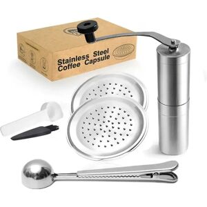 i Cafilas ICafilas Capsule de café réutilisable en acier inoxydable pour filtre à café Senseo expresso Compatible avec la Machine Philips