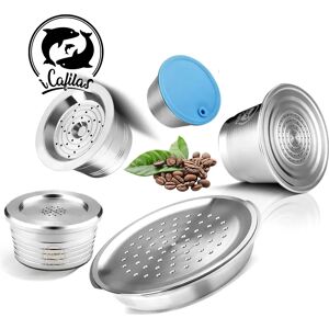 i Cafilas Icafilas – dosette de café réutilisable, pour Dolce Gusto, cafissimo, Delta Q, Philips Senseo, filtre Nespresso