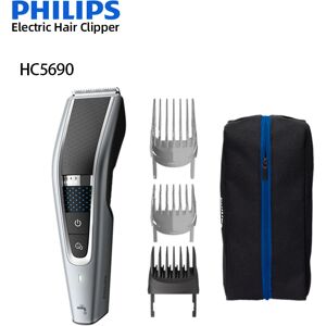 Philips Tondeuse à cheveux électrique domestique, tondeuses à cheveux lavables, 27 réglages de longueur, tête de coupe, série 5000, HC5690