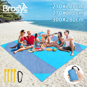 Aucun Tapis de plage imperméable Extra Large, couverture de Camping en plein air, matelas pliant de poche
