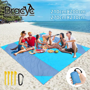 Aucun Tapis de plage imperméable Extra Large, couverture de Camping en plein air, matelas pliant de poche