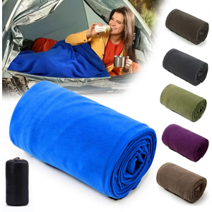 Aucun Sac de couchage polaire Ultra-léger, tapis de Camping, couverture de voyage, bâche de Camping sous