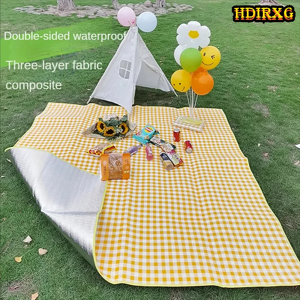 Aucun Tapis de pique-nique Camping randonnée en plein air, couverture de plage Portable pliante, tapis de