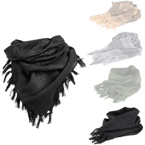 Aucun Écharpe légère à carreaux pour hommes, foulards arabes DulDesert, extérieur, vert, noir, blanc,