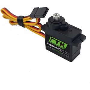 PTK 7465W MG servo étanche engrenage métallique 9g micro servo 5mm 180 ° modèle d'avion robot