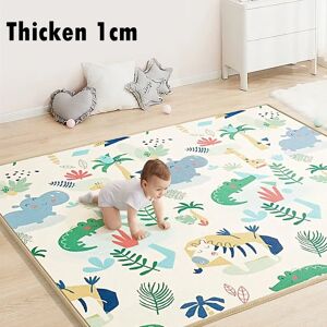 Aucun Tapis de jeu pour bébé, imperméable, XPE, doux, pliable, pour ramper, pour activités de jeu, couverture pliante, jouets éducatifs