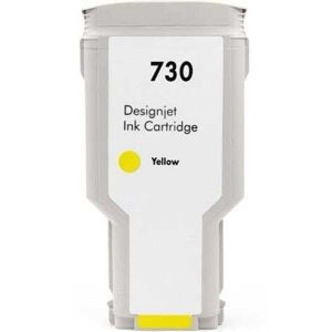 Compatible HP DesignJet T1600PS, Cartouche HP P2V70A - Jaune