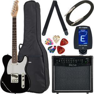Harley Benton TE-20 BK Standard Series Set 3 Noir haute brillance